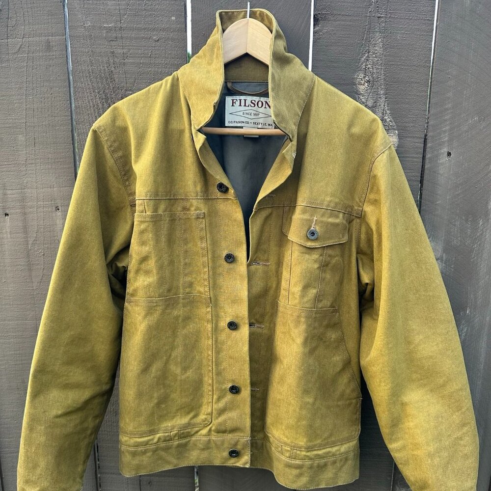 Filson Tin Cloth Short Lined Cruiser Jacket - Picture 2 of 4